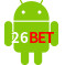 Aplicativo 26BET para Android