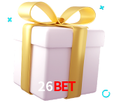 Receba seus bônus de boas-vindas no 26BET